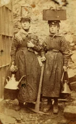 Arbetare från Tredegar Iron Works, Wales