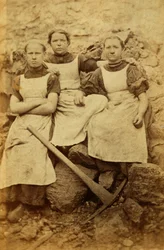 Arbetare från Tredegar Iron Works, Wales
