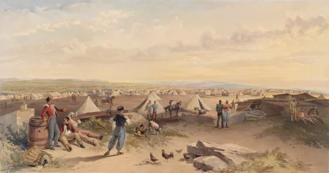 ?Läger för 4:e divisionen 15 juli 1855?