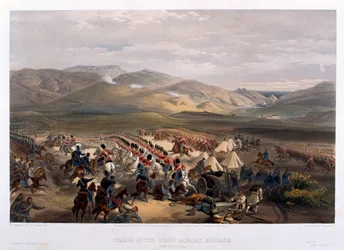 Ansvar för den tunga brigaden vid slaget vid Balaclava, 1854