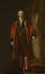 Charles Thorp som överborgmästare i Dublin, ca. 1800.