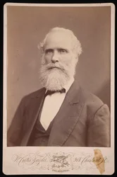 Porträtt av Garland Carr Broadhead 1827-1912, före 1884.