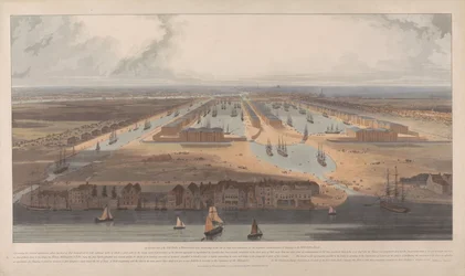 Utsikt över West India Docks