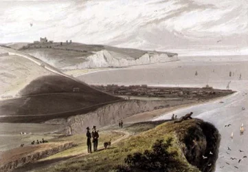 Dover, från Shakespeares klippa, från 