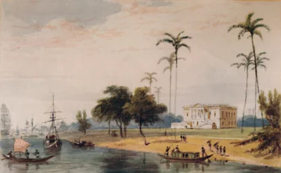 I Garden House Reach, Calcutta, c1786-1791, 1935