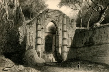 Kutnallewe-porten, Gour, 1835.