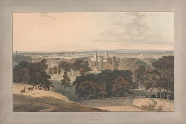 Plansch I: London från Greenwich Park