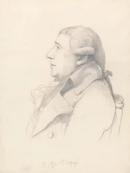 Porträtt av Francesco Bartolozzi