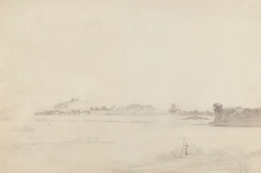 Vy över Monghyr, Bihar