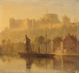 Windsor Castle från Themsen