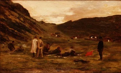 The Rifle Range (olja på papper)