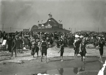Strandscen, Coney Island, ca 1910-21