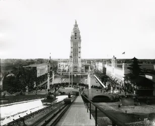 Coney Island Dreamland - utsikt från toppen av rännorna, c.1910-21