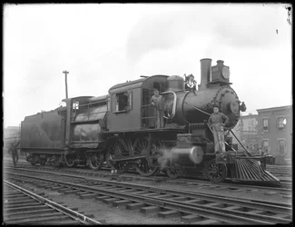 Erie Railroad lokomotiv, sidovy, c.1911-12