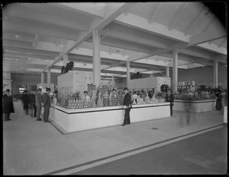Interiörvy av 95th Street Market, New York City, 22 oktober 1915