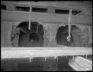 Utsikt inuti W. 129th Street sewer, New York, ca 1911