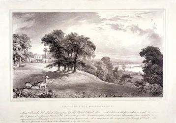 Charlton House nära Blackheath, Greenwich, London, c1830.