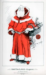 "Jultomten - England", 1895