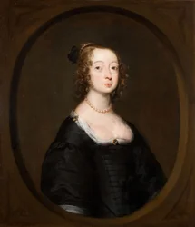Porträtt av en kvinna, 1645.