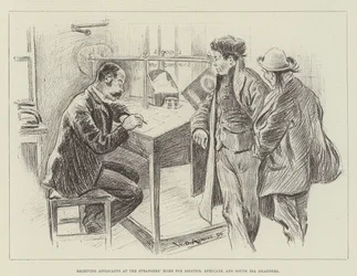 Ta emot sökande på främlingars hem för asiater, afrikaner och sydhavsöbor