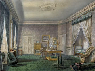 Sovrum av Mannheim slott