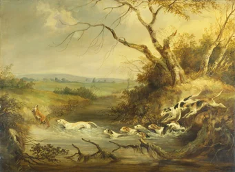 Close to the Kill by the Brook (olja på duk)