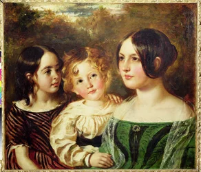 The Wood Children - Emily, Frederick och Mary, ca 1845 (olja på duk)