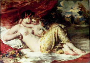 Venus och Amor, ca 1830 (olja på duk)