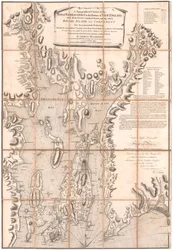 Ett topografiskt diagram över Rhode Island av Blaskewitz