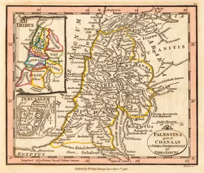 Palestina. Karta
