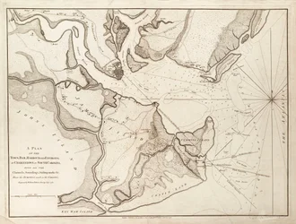Plan över Charlestown, South Carolina