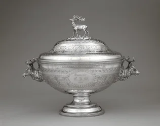 Soppterrin, ca 1860 (silver)