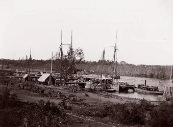 Broadway Landing, Appomattox River, 1864.