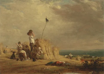 Middagsvila, skörd (olja ombord)