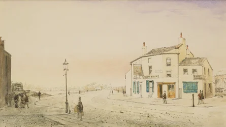 Victoria Road, Bootle (penna, bläck och wc på papper)