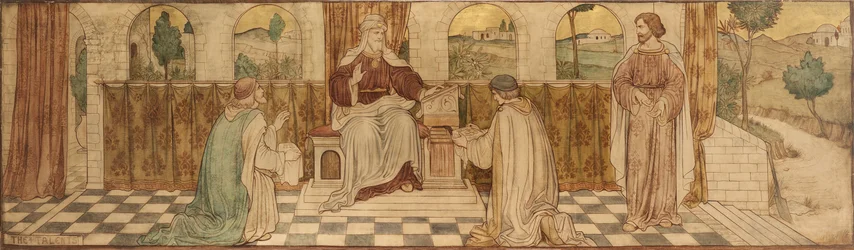 The Parable of the Talents, c.1884 (Olja på duk)