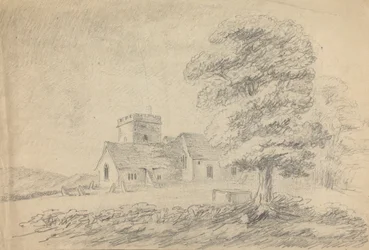 Utsikt över Boldre kyrka