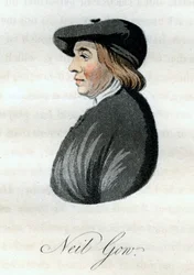 Neil Gow, skotsk fiolspelare, 1800.