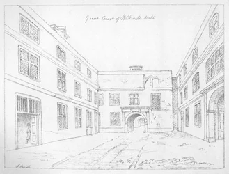 Great Court of Blackwell Hall, City of London, 1886.
