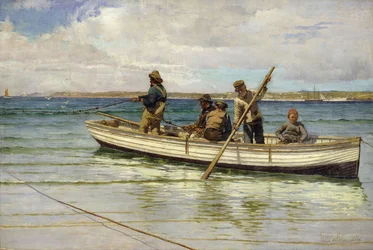 Hauling in the Catch, 1884