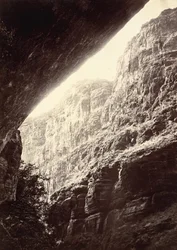Cañon of Kanab Wash, Looking South, 1872.