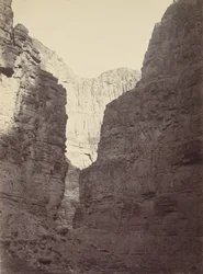 Limestone Walls, Kanab Wash, Coloradofloden, 1872.