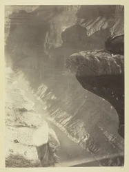 Ser söderut in i Grand Cañon, Coloradofloden, Sheavwitz Crossing