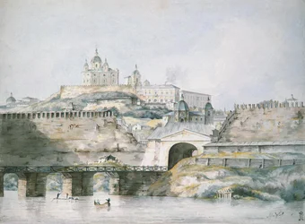 Utsikt över staden Smolensk, 1787