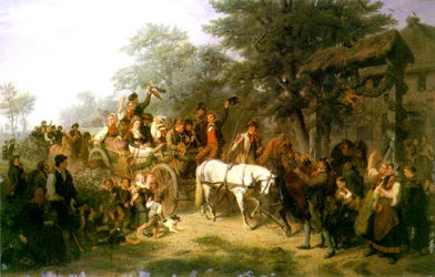 Ett bybröllop, 1859