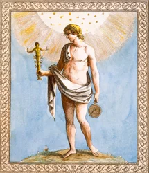 Apollon, graverad av Francesco Bartolozzi, 1799