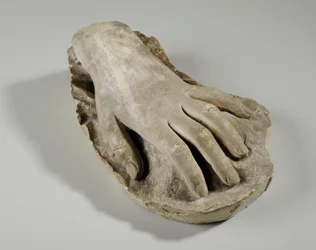 Cast av Joan Thornycrofts hand