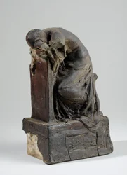 Maquette for the Figure of Grief (plasticine) (se även 440342)