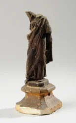 Maquette för figuren Courage på Gladstone Memorial på The Strand, London, ca 1905 (plasticine)