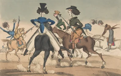 Dandies i Rotten Row, 21 januari 1819.